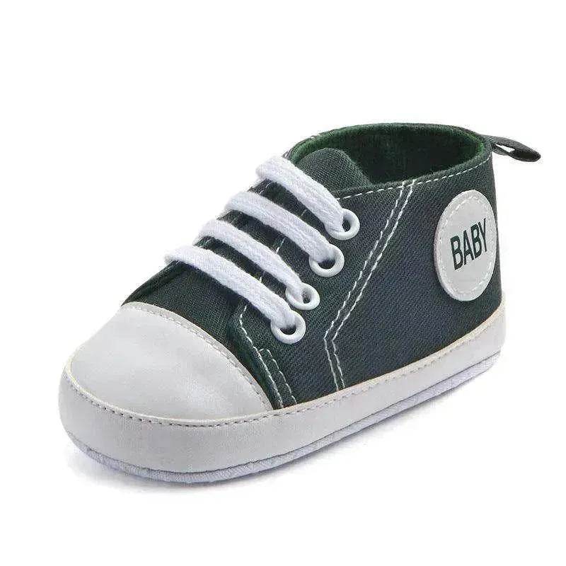 Canvas Sports Sneakers Baby First Walkers Soft Sole Anti-slip Shoes - www.Shopthatapp.com