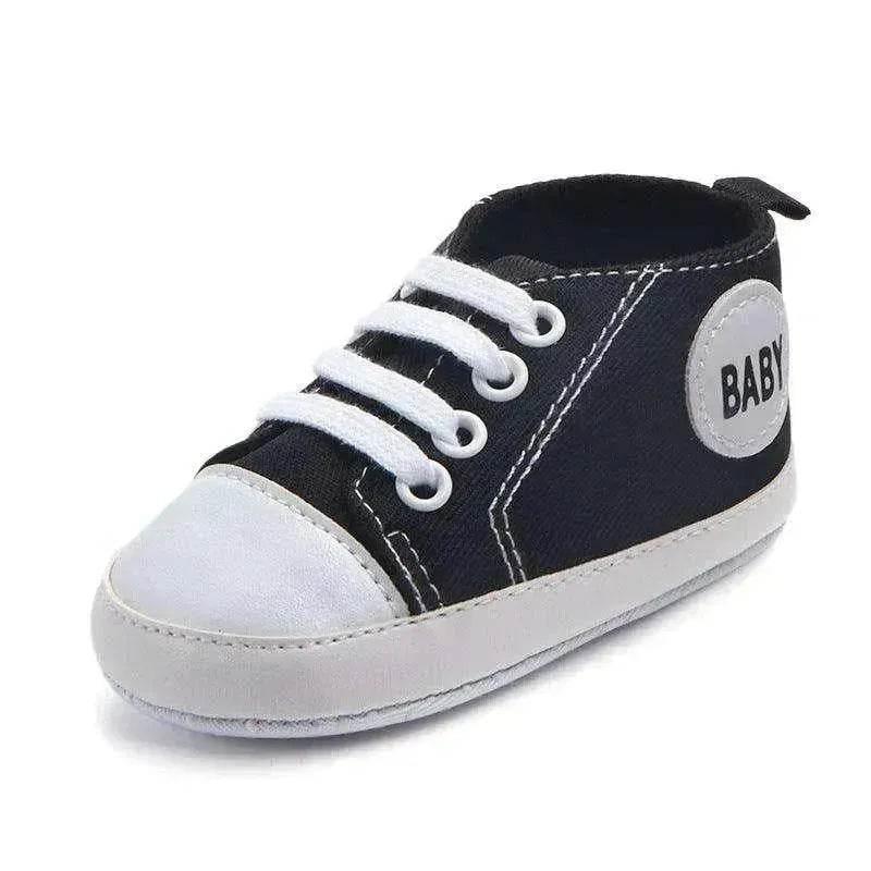 Canvas Sports Sneakers Baby First Walkers Soft Sole Anti-slip Shoes - www.Shopthatapp.com