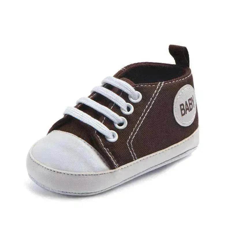 Canvas Sports Sneakers Baby First Walkers Soft Sole Anti-slip Shoes - www.Shopthatapp.com