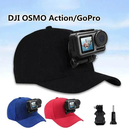 Canvas Sun Hat Cap Cycling Hiking Golfing Fishing For Sports Action Cam Camera - www.Shopthatapp.com #