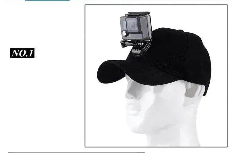 Canvas Sun Hat Cap Cycling Hiking Golfing Fishing For Sports Action Cam Camera - www.Shopthatapp.com #