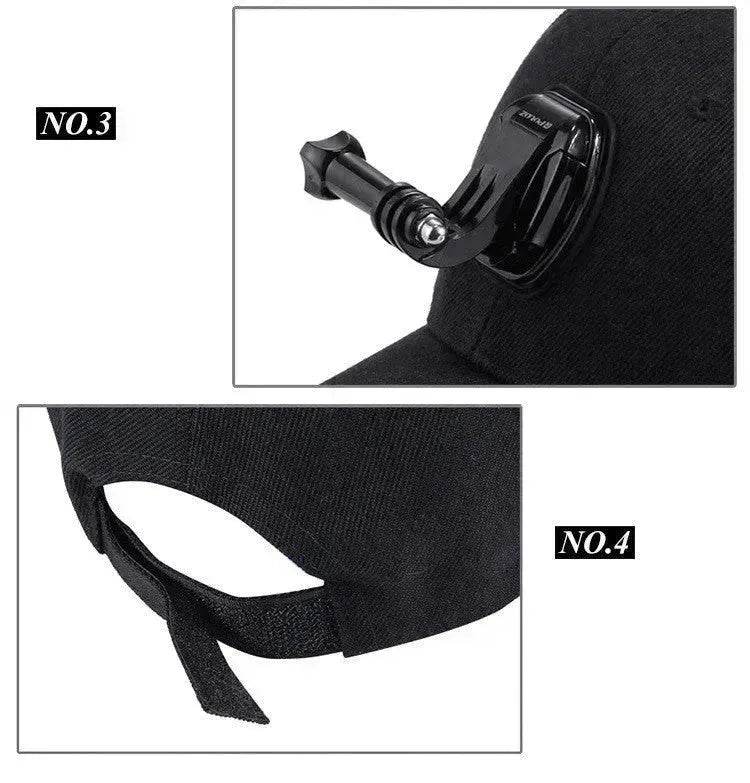 Canvas Sun Hat Cap Cycling Hiking Golfing Fishing For Sports Action Cam Camera - www.Shopthatapp.com #