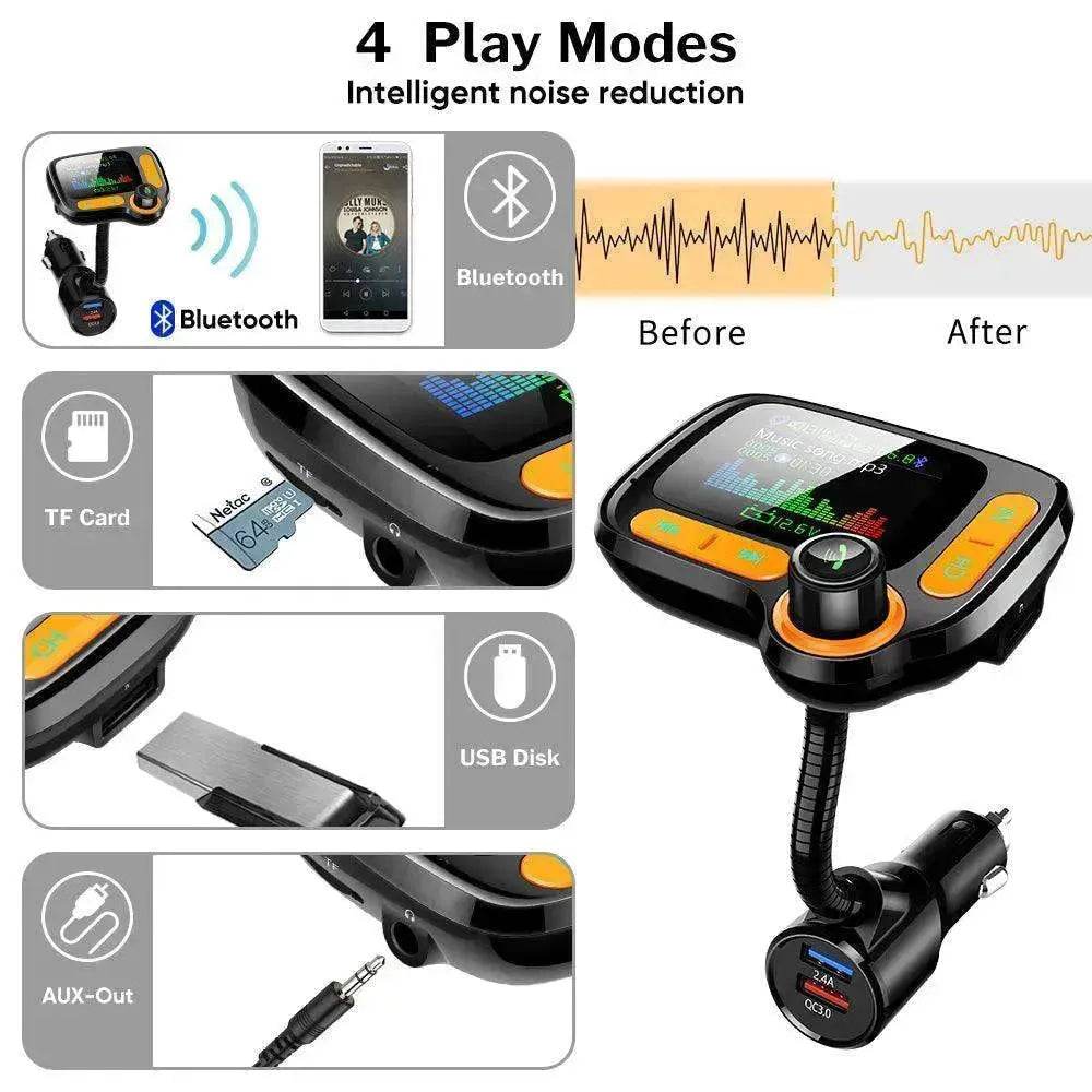 Car Bluetooth Multi Function Player With Large Color Screen - www.Shopthatapp.com