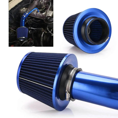 Car General Modified 76mm 3inch Air Filter Mushroom Head Intake Set - www.Shopthatapp.com