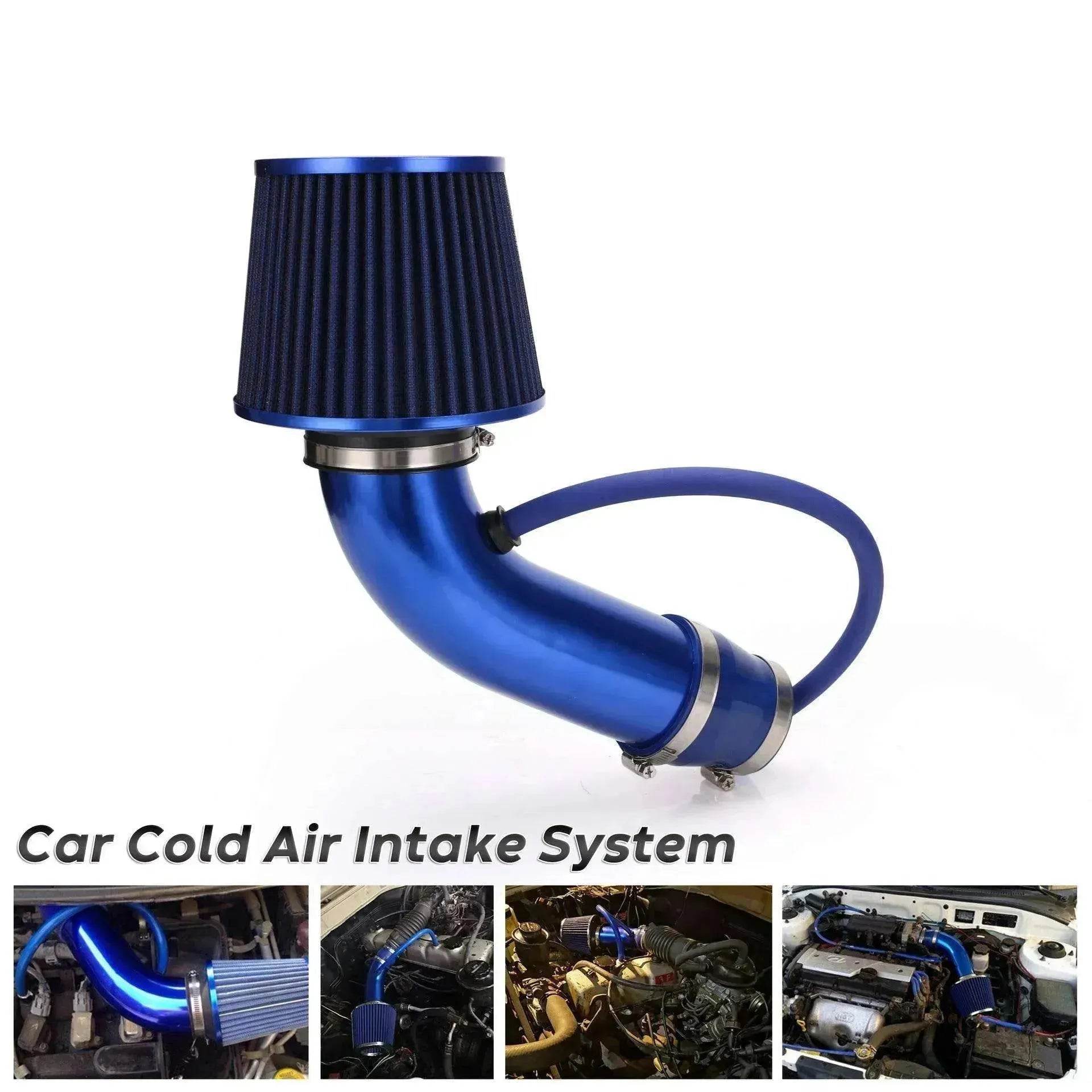 Car General Modified 76mm 3inch Air Filter Mushroom Head Intake Set - www.Shopthatapp.com
