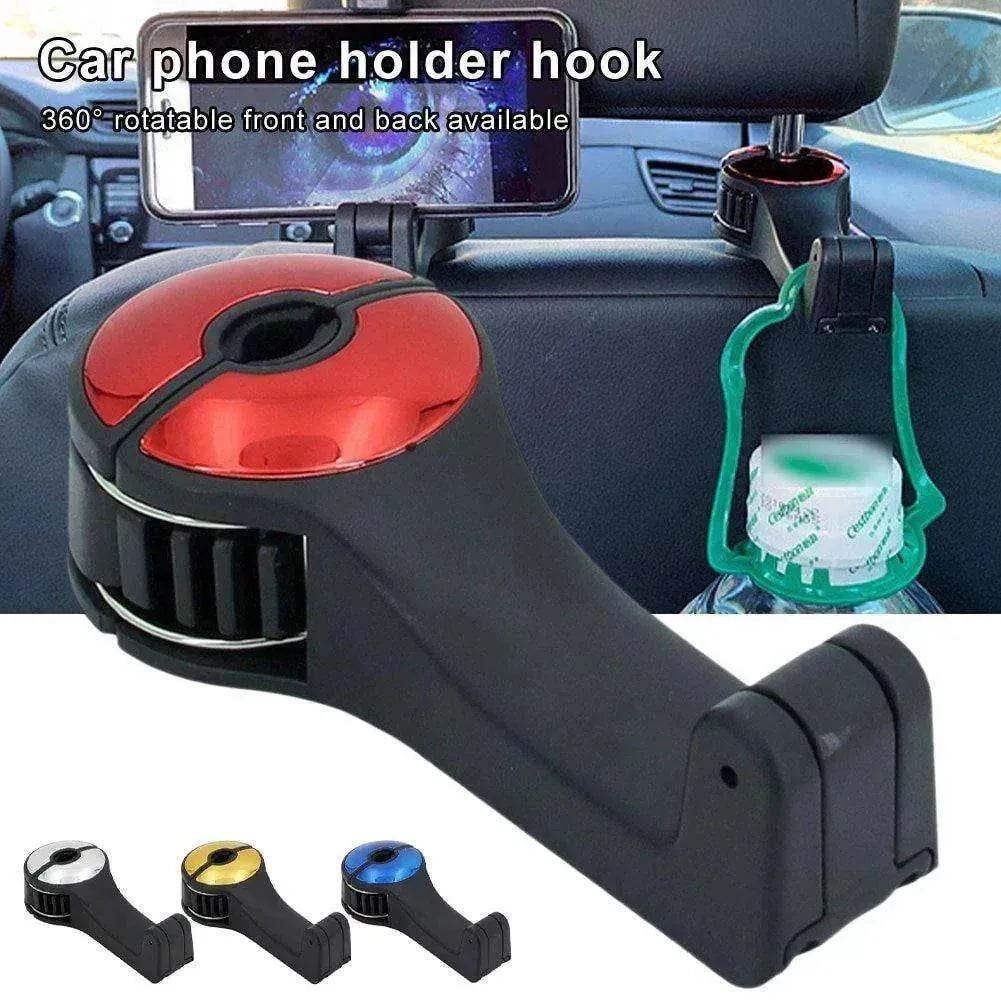 Car Headrest Hook Phone Car Holder Car Hanger - www.Shopthatapp.com