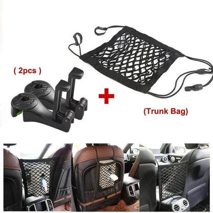 Car Hook Phone Holder Seat Back Hanger Bag Purse Cloth - www.Shopthatapp.com