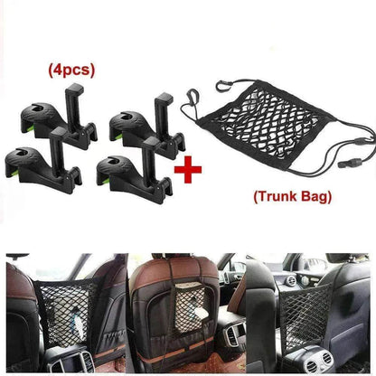 Car Hook Phone Holder Seat Back Hanger Bag Purse Cloth - www.Shopthatapp.com