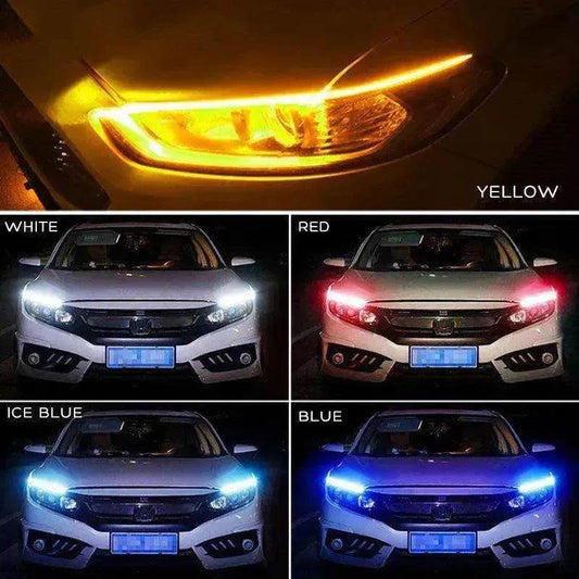 Car Light Turn Signal Led Strip Car LED Daytime Running - www.Shopthatapp.com