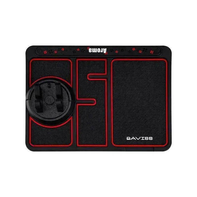 Car Phone Pad 4-in-1 Parking Number Card Anti-Slip Mat Auto Holder - www.Shopthatapp.com