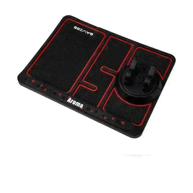 Car Phone Pad 4-in-1 Parking Number Card Anti-Slip Mat Auto Holder - www.Shopthatapp.com