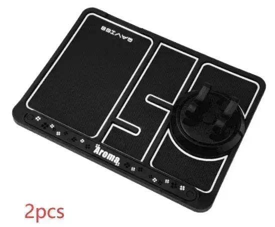 Car Phone Pad 4-in-1 Parking Number Card Anti-Slip Mat Auto Holder - www.Shopthatapp.com