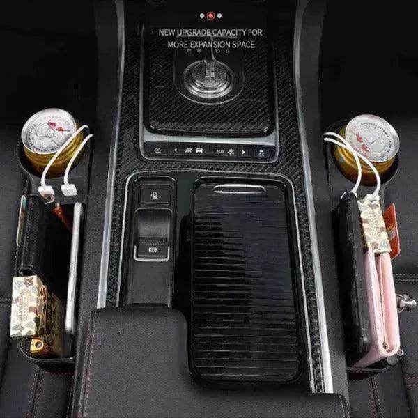 Car Seat Gap Storage Box for Wallet Phone Coins Keys Cards - www.Shopthatapp.com