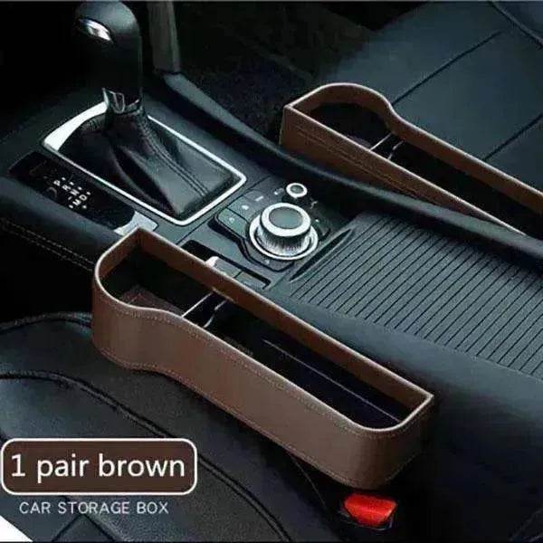 Car Seat Gap Storage Box for Wallet Phone Coins Keys Cards - www.Shopthatapp.com