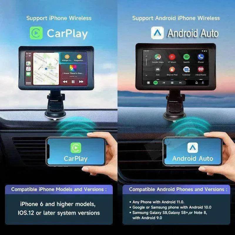 Car Smart Screen Wireless Carplay Auto Phone Projection Navigation - www.Shopthatapp.com