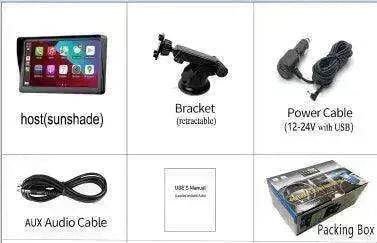 Car Smart Screen Wireless Carplay Auto Phone Projection Navigation - www.Shopthatapp.com