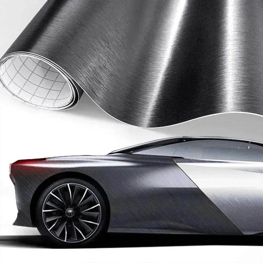 Car Styling Glossy Black 5D Carbon Fiber Vinyl film Car Wrap - www.Shopthatapp.com