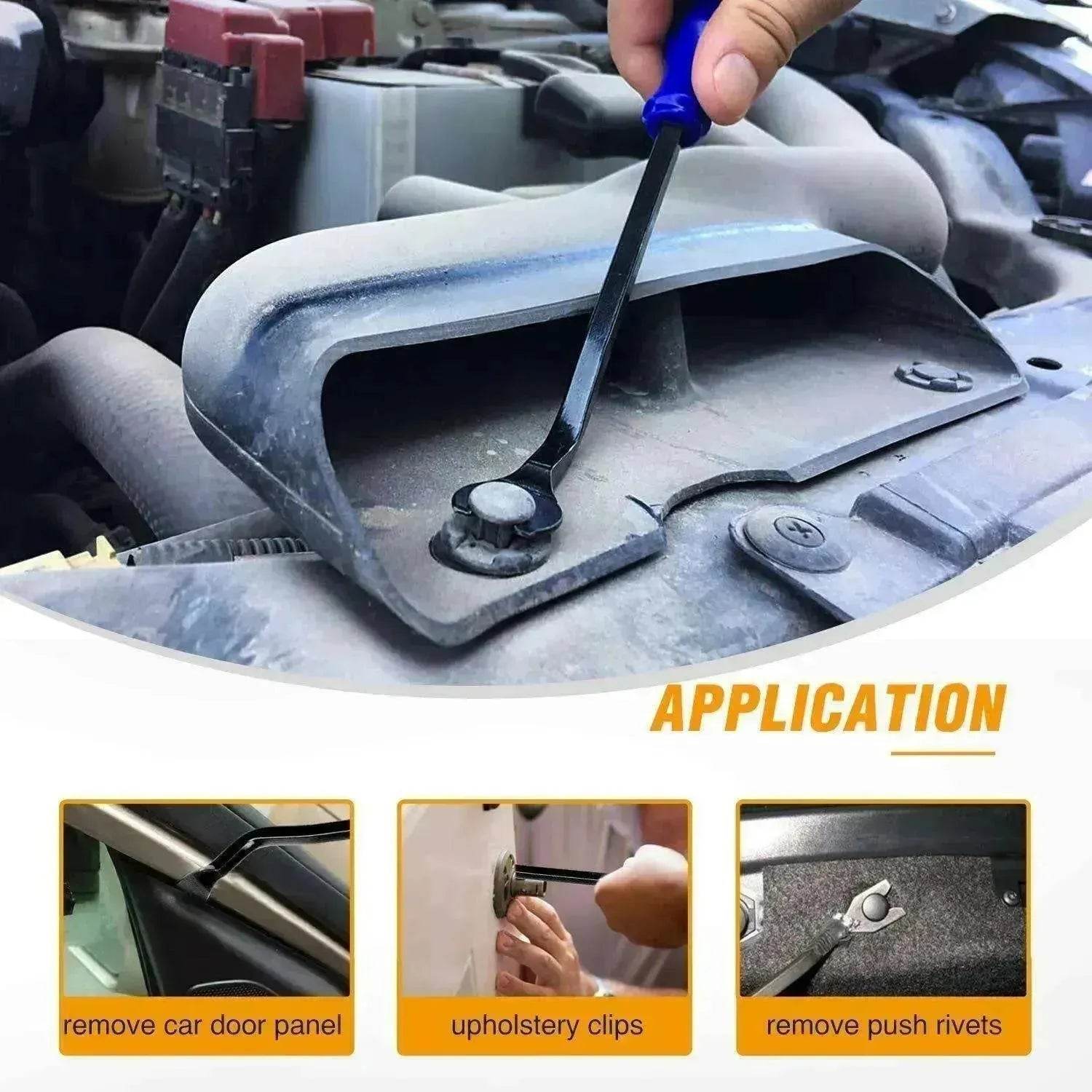 Car Trim Removal Tool Kit Set for Door Panel Fastener Dashboard - www.Shopthatapp.com