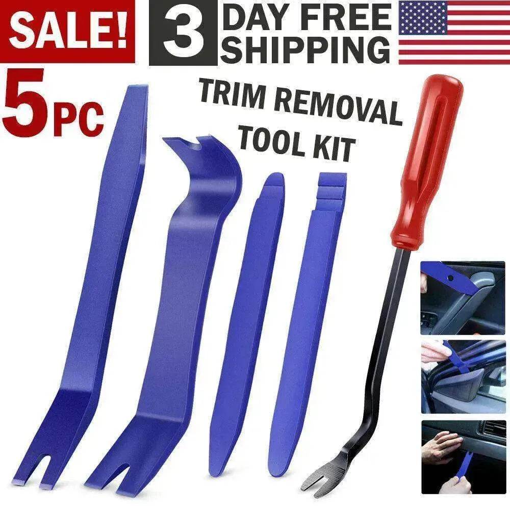 Car Trim Removal Tool Kit Set for Door Panel Fastener Dashboard - www.Shopthatapp.com