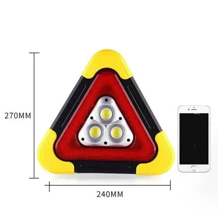 Car Tripod Warning Sign Parking Reflective Solar Light - www.Shopthatapp.com
