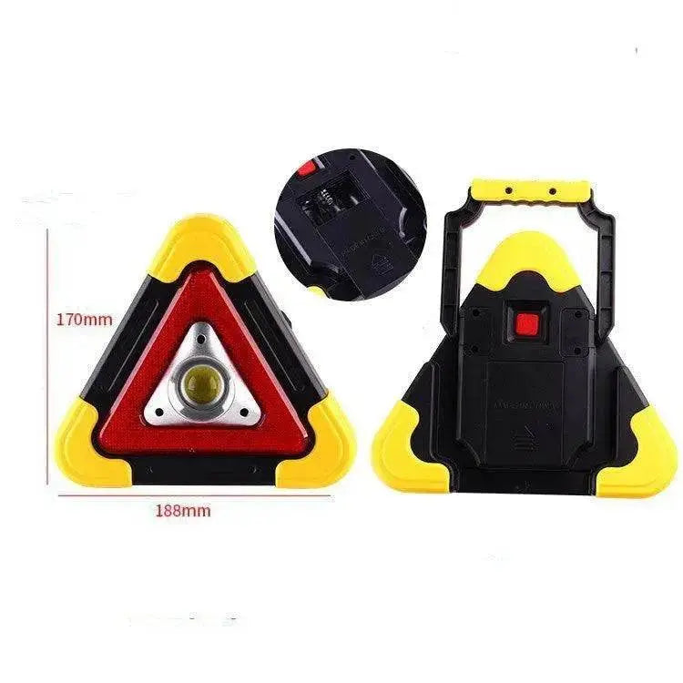 Car Tripod Warning Sign Parking Reflective Solar Light - www.Shopthatapp.com