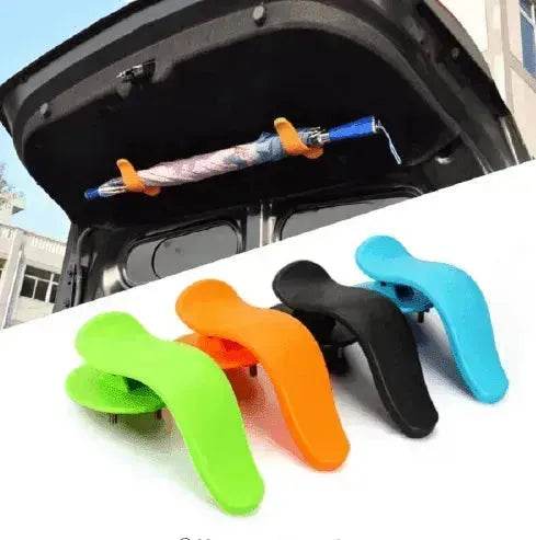 Car trunk umbrella clip - www.Shopthatapp.com