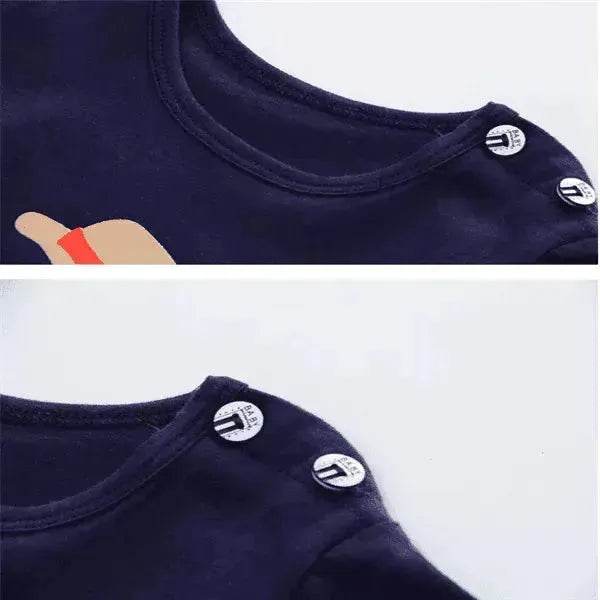 Cartoon Clothing Baby Boy Summer Clothes T-shirt Baby Girl Casual Clothing Sets - www.Shopthatapp.com