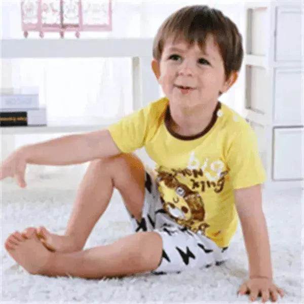 Cartoon Clothing Baby Boy Summer Clothes T-shirt Baby Girl Casual Clothing Sets - www.Shopthatapp.com