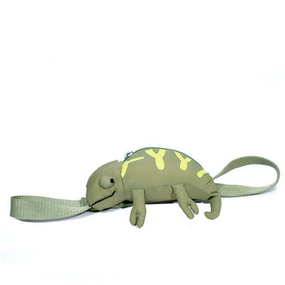 Cartoon Cute Green Lizard Bag Chameleon Children's Bags - www.Shopthatapp.com #