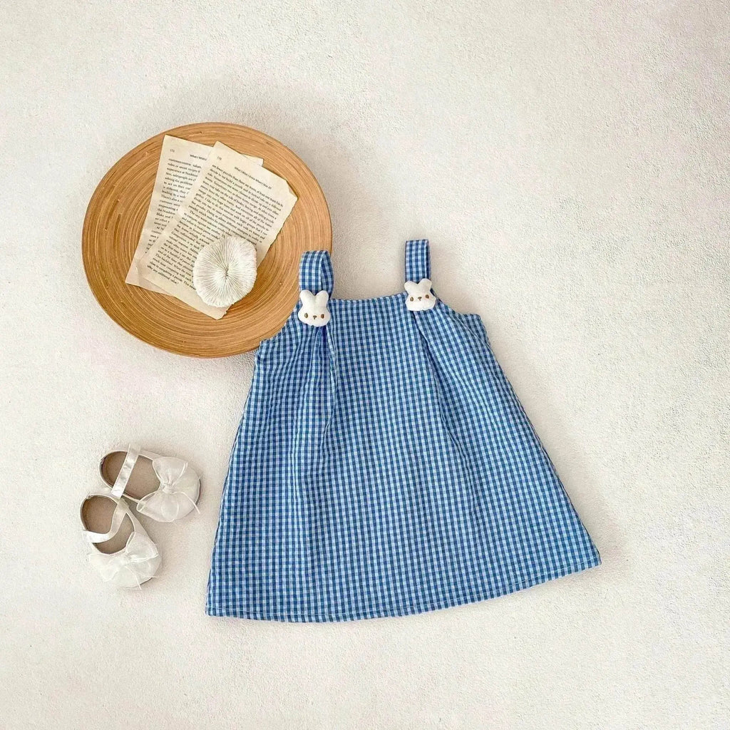 Cartoon Suspender Plaid A- Line Skirt - www.Shopthatapp.com