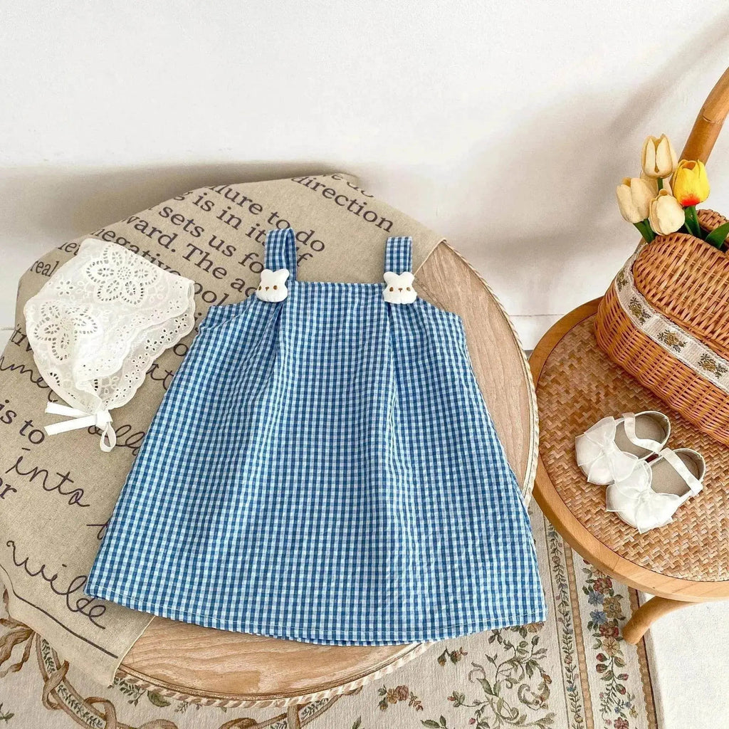 Cartoon Suspender Plaid A- Line Skirt - www.Shopthatapp.com