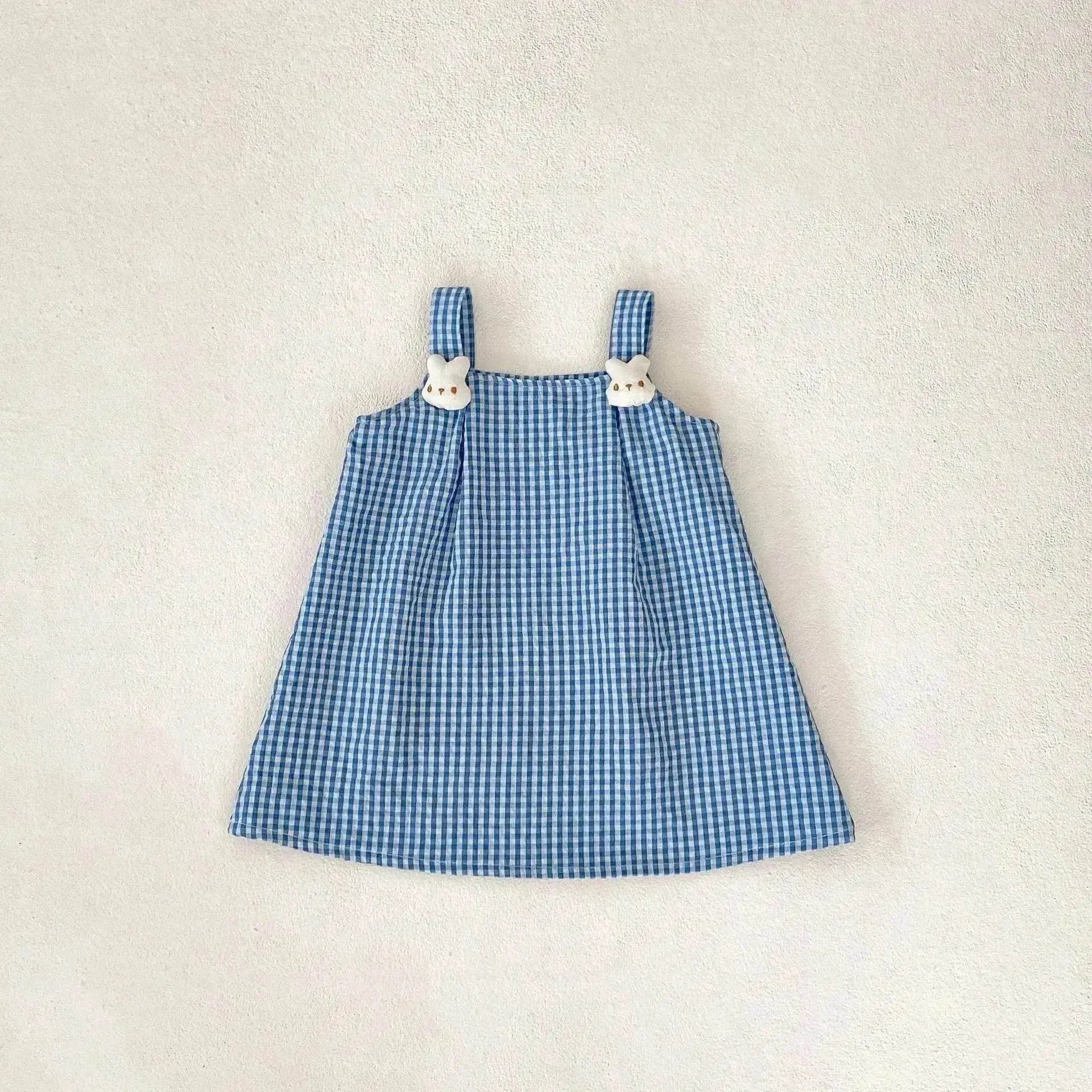 Cartoon Suspender Plaid A- Line Skirt - www.Shopthatapp.com