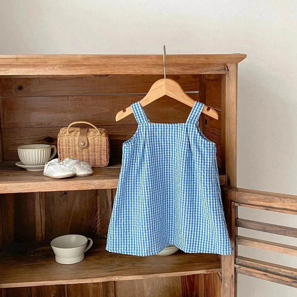 Cartoon Suspender Plaid A- Line Skirt - www.Shopthatapp.com