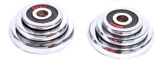 Cast Iron Adjustable Dumbbell Set with Barbell Bar Connector - www.Shopthatapp.com #