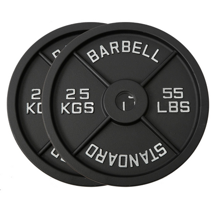 Cast Iron Weight Plates - Standard, Olympic in LBs, KGs - www.Shopthatapp.com #