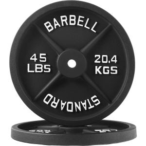 Cast Iron Weight Plates - Standard, Olympic in LBs, KGs - www.Shopthatapp.com #