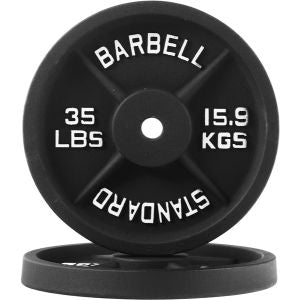 Cast Iron Weight Plates - Standard, Olympic in LBs, KGs - www.Shopthatapp.com #