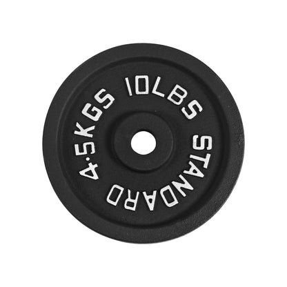 Cast Iron Weight Plates - Standard, Olympic in LBs, KGs - www.Shopthatapp.com #