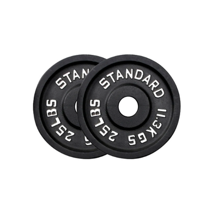 Cast Iron Weight Plates - Standard, Olympic in LBs, KGs - www.Shopthatapp.com #