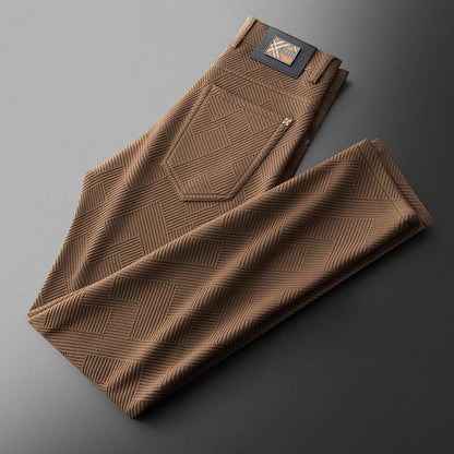 Casual Pants – Comfortable Mid Waist Straight-Leg Trousers for Men - www.Shopthatapp.com #
