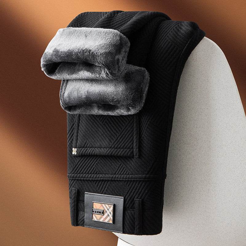 Casual Pants – Comfortable Mid Waist Straight-Leg Trousers for Men - www.Shopthatapp.com #