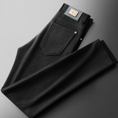 Casual Pants – Comfortable Mid Waist Straight-Leg Trousers for Men - www.Shopthatapp.com #