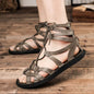 Casual Soft Bottom Non-slip Roman Leather Sandals - www.Shopthatapp.com