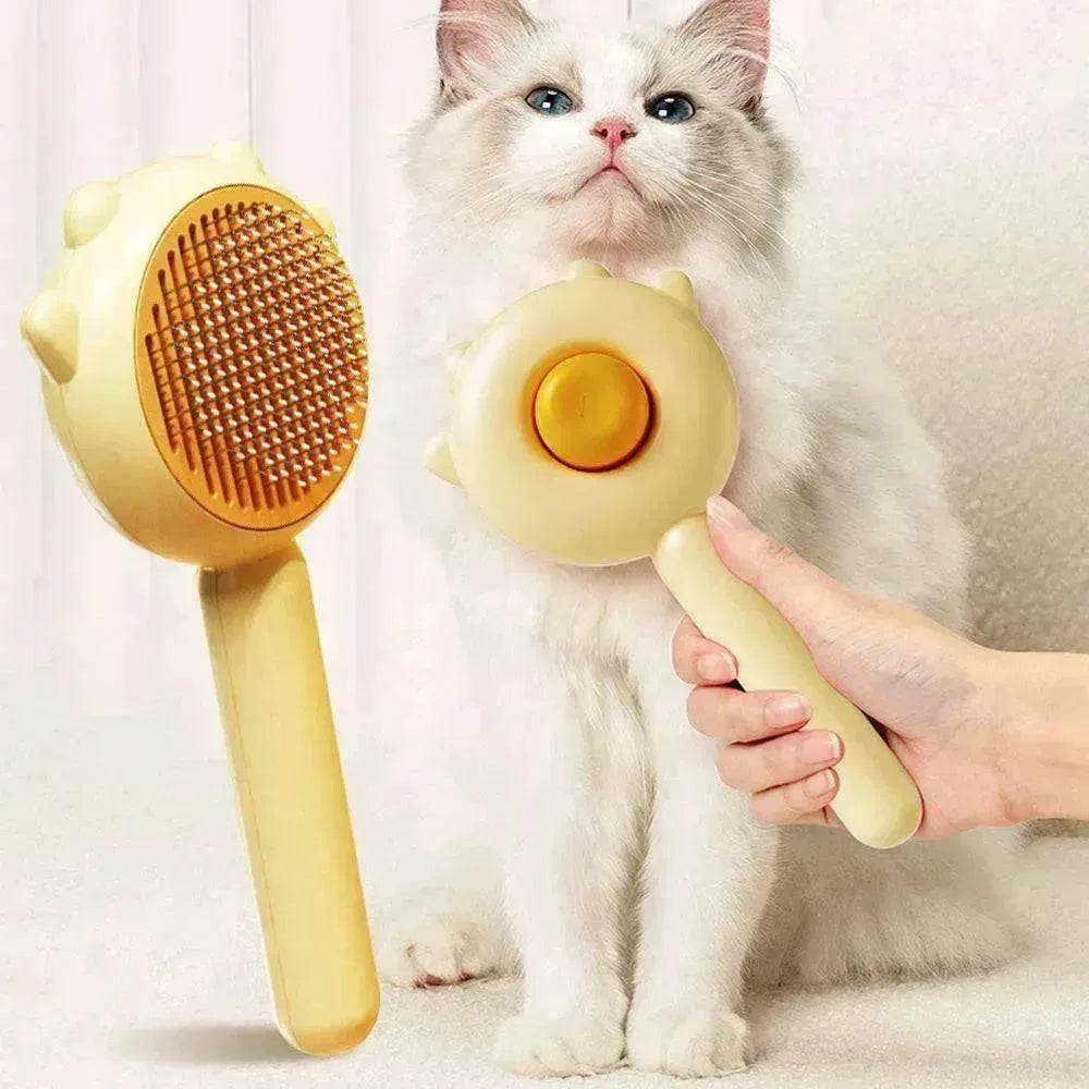 Cat Comb Massage Hair Removal Brush Grooming Scratcher - www.Shopthatapp.com