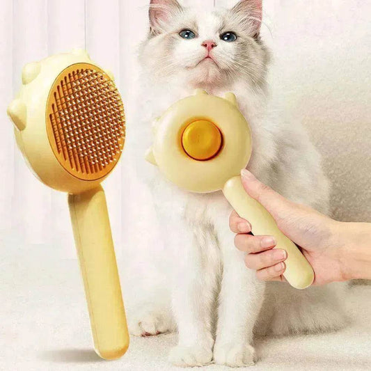 Cat Comb Massage Hair Removal Brush Grooming Scratcher - www.Shopthatapp.com