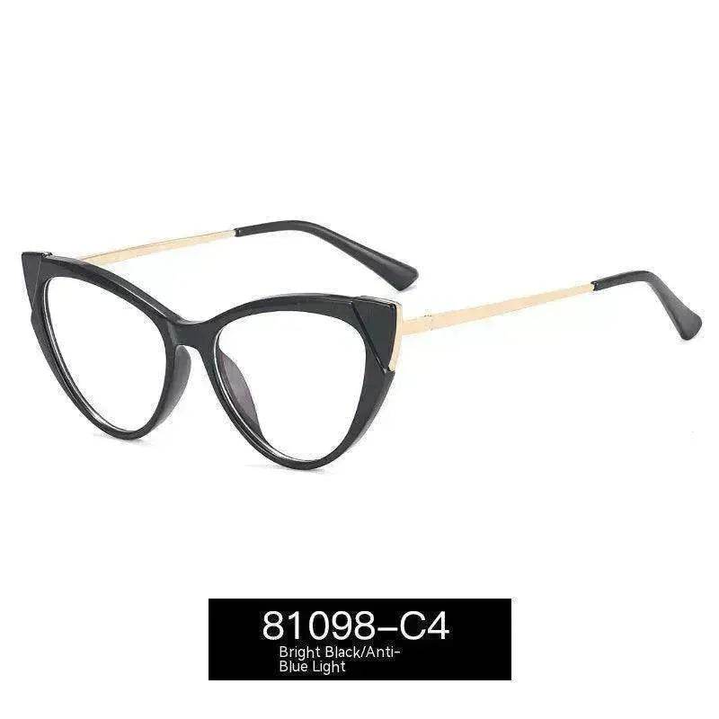 Cat Eye Anti-blue Light Large Frame Slim Look Optical Glasses - www.Shopthatapp.com