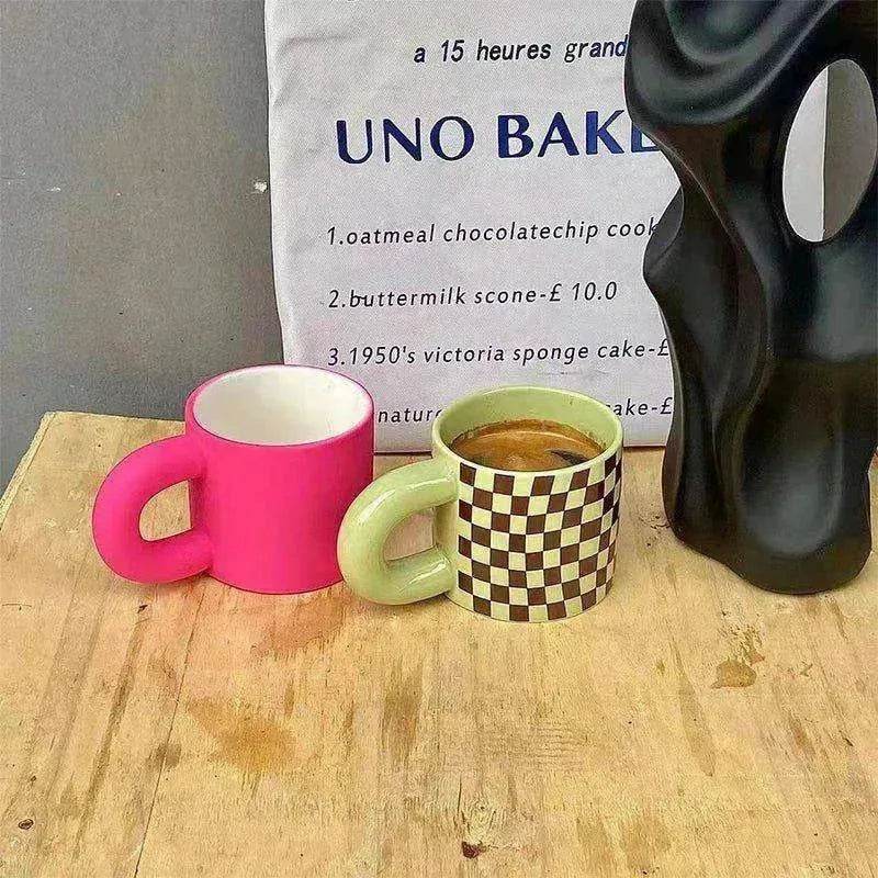 Ceramic Rose Chequered and Many Other Mark Mug - www.Shopthatapp.com