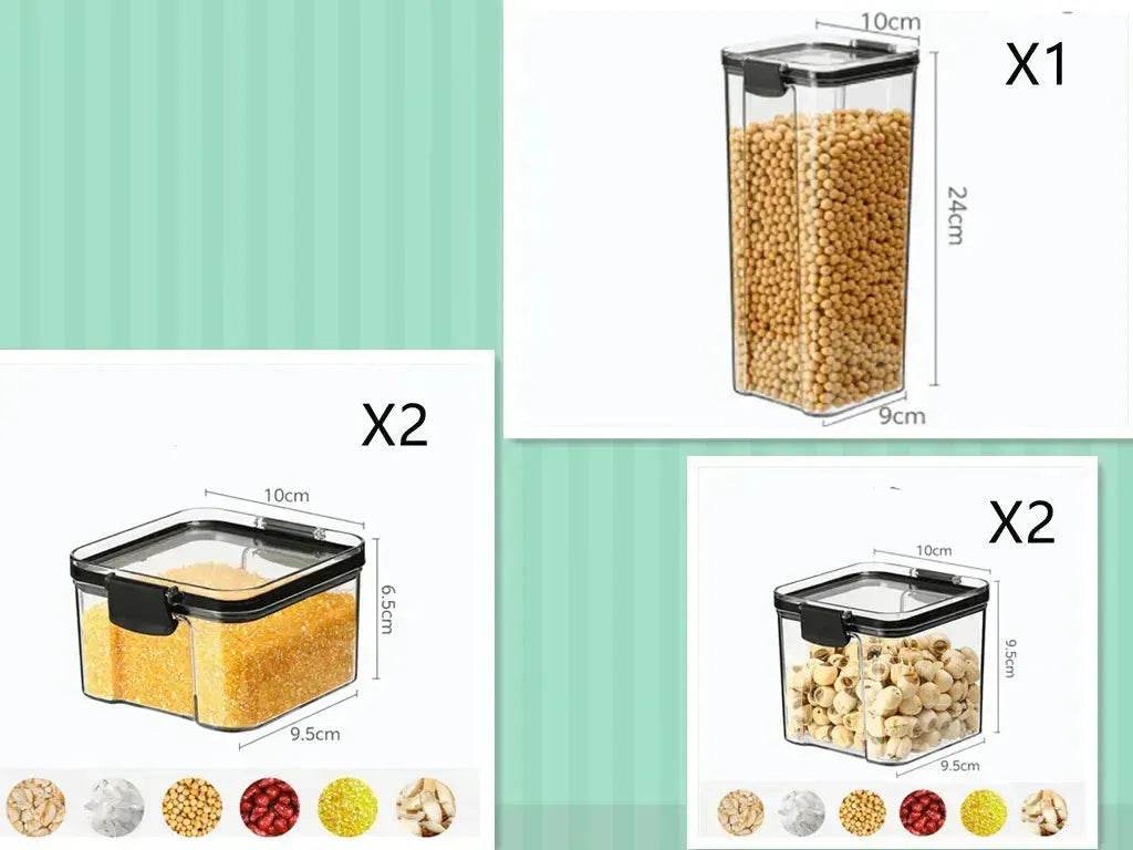 Cereals Kitchen Storage Jar Box - www.Shopthatapp.com