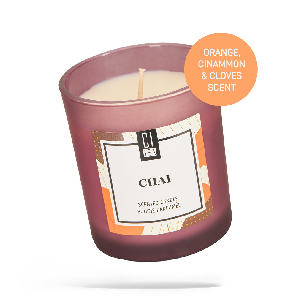 Chai Soy Wax Candle - Orange, Cinnamon and Cloves - 8 oz - www.Shopthatapp.com
