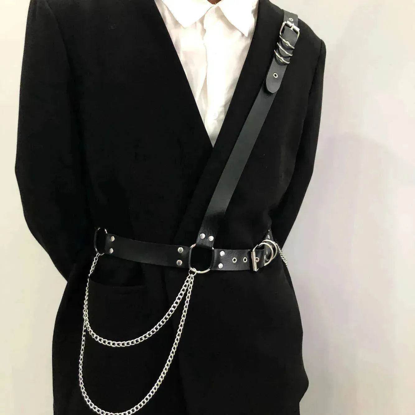 Chain Belt Single Shoulder Backpack Belt Girdle Strap - www.Shopthatapp.com